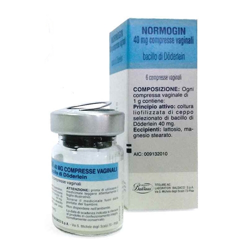 Normogin &ndash; 40 mg compresse vaginali