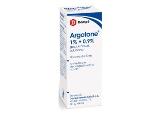 Argotone 1% +0,9% gocce nasali, soluzione