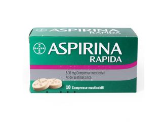 Aspirina rapidad 500 mg compresse masticabili