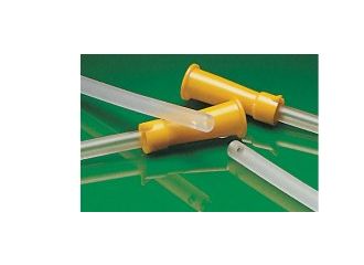 Catetere per aspirazione tracheale mully ch10 per rimuovere le secrezioni dalla bocca e dalla trachea, prodotto in pvc medicale. foro terminale e due fori laterali. lunghezza 53cm