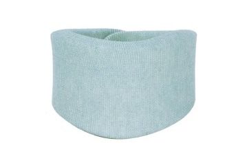 Collare cervicale morbido misura piccola per artrosi cervicale e colpo di frusta regolazione della circonferenza tramite cinghie posteriori in velcro. altezza 10cm