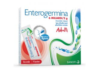 Enterogermina 6 miliardi/2 g polvere orale