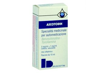 Ascotodin 3 mg/ml + 1 mg/ml collirio, soluzione