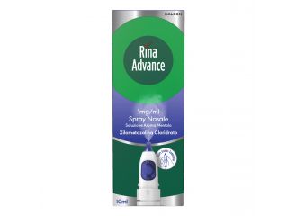 1 mg/ml spray nasale soluzione mentolo 1 flacone in hdpe da 10 ml con pompa attivata con tasto laterale