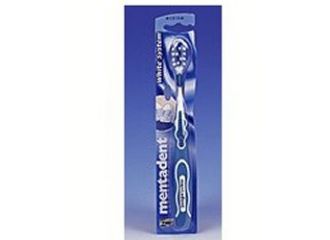 Mentadent spazzolino white system