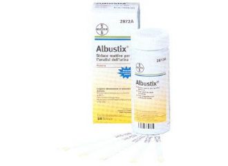Striscia reattiva albustix per ricerca delle proteine nelle urine 50 pezzi codice articolo 2872c