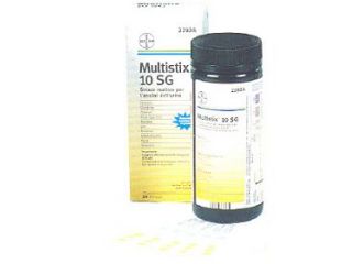 Striscia reattiva multitest multistix 10sg 25 pezzi