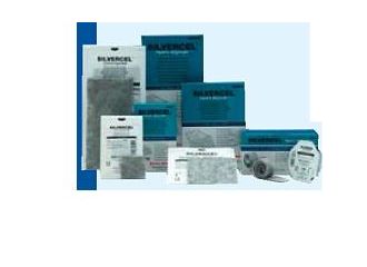 Sylvercel medicazione in idroalginato con fibre di nylon e argento 5x5cm 10 pezzi