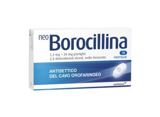 Neo borocillina "1,2 mg + 20 mg pastiglie"