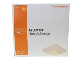Medicazione idrocellulare sterile altamente assorbente non adesiva in schiuma di poliuretano 10x10cm 3 pezzi