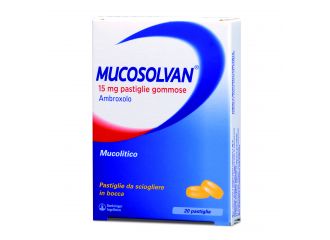 Mucosolvan 15 mg pastiglie gommose.