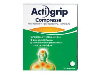 Actigrip 2,5 mg/ 60 mg/ 500 mg compresse