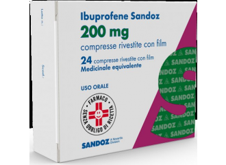 Ibuprofene sandoz 200 mg compresse rivestite con film