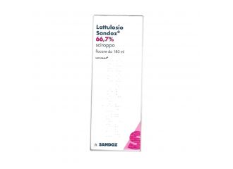 Lattulosio sandoz - 66,7% sciroppo, flacone da 180 ml