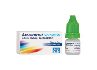 Levoreact oftalmico 0,05% collirio, sospensione