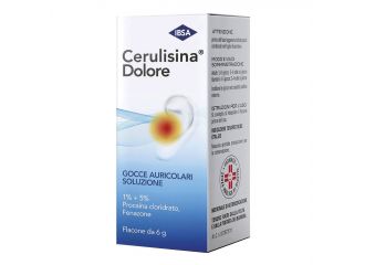 Cerulisina dolore, 1% + 5% gocce auricolari, soluzione flacone 6 g