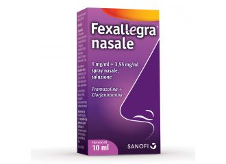 Fexallegra nasale 1 mg/ml + 3,55 mg/ml spray nasale soluzione