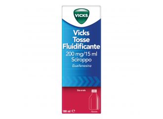 Vicks tosse fluidificante 200 mg/15 ml sciroppo