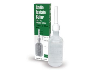 Sodio fosfato sofar "16%/6% soluzione rettale" flacone da 120 ml
