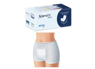 Pannolone per incontinenza formato rettangolare con barriera serenity 30 pezzi