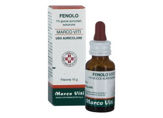 Fenolo marco viti 1% gocce auricolari, soluzione