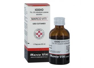 Iodio marco viti 7%/5% soluzione cutanea alcolica