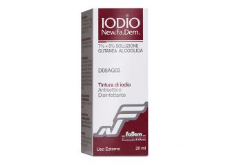 Iodio new.fa.dem. 7% + 5% soluzione cutanea alcoolica