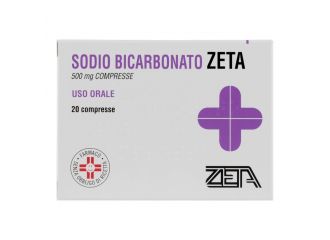 Sodio bicarbonato zeta 500 mg compresse