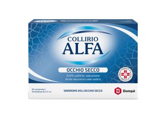 Collirio alfa occhio secco 0,4% collirio, soluzione