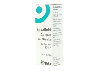 Siccafluid 2,5 mg/g gel oftalmico