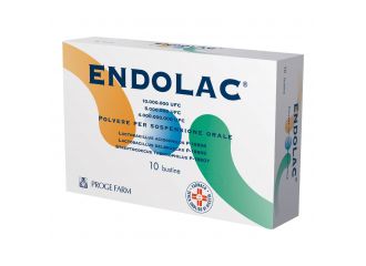 Endolac 10.000.000 ufc - 5.000.000 ufc - 4.000.000.000 ufc polvere per sospensione orale.