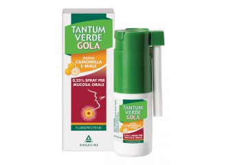 Tantum verde gola 0,25% spray per mucosa orale gusto camomilla e miele