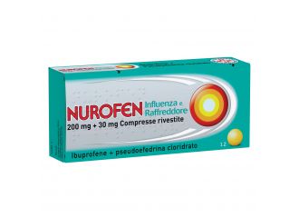 Nurofen influenza e raffreddore 200 mg + 30 mg compresse rivestite