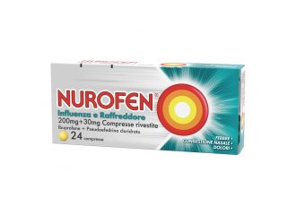 Nurofen influenza e raffreddore 200 mg + 30 mg compresse rivestite