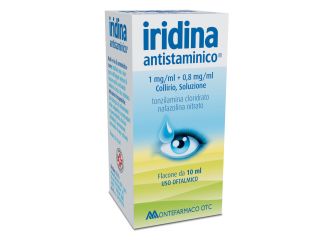 Iridina antistaminico 1 mg/ml + 0,8 mg/ml collirio, soluzione