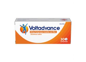 Voltadvance 25 mg compresse rivestite con film  voltadvance 25 mg polvere per soluzione orale  diclofenac sodico