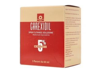 Carexidil 5% spray cutaneo, soluzione