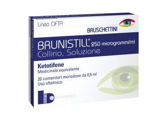 Brunistill 0,025% collirio, soluzione