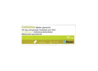 Cetirizina mylan generics 10 mg compresse rivestite con film