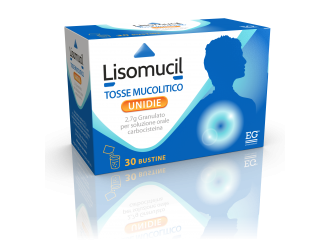 Lisomucil tosse mucolitico unidie 2,7 g granulato per soluzione orale  carbocisteina  medicinale equivalente