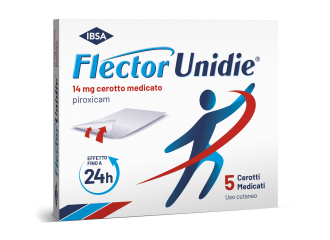Flector unidie 14 mg, cerotto medicato  piroxicam