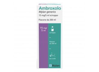 Ambroxolo mylan generics 15 mg/5 ml sciroppo