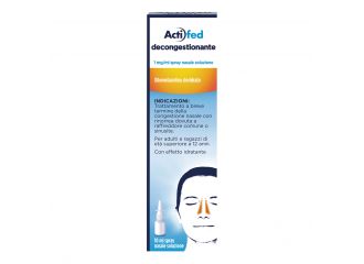 Actifed decongestionante "1 mg/ml spray nasale, soluzione"