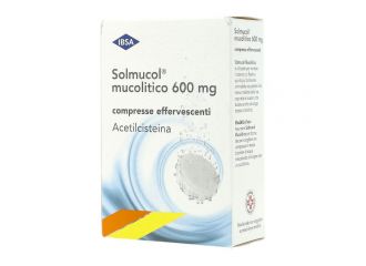 Solmucol mucolitico 600 mg compresse effervescenti  acetilcisteina