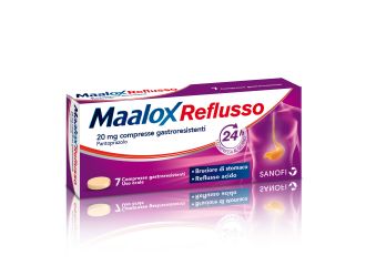 Maalox reflusso 20 mg compresse gastroresistenti