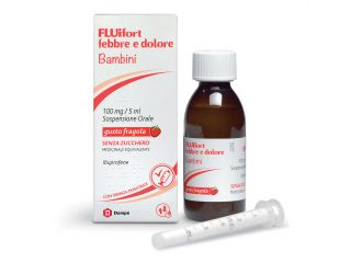 Fluifort febbre e dolore bambini 100mg/5ml sospensione orale