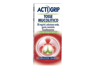 Actigrip tosse mucolitico “20 mg/ml soluzione orale, gusto mentolo”