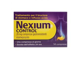 Nexium control 20 mg compresse gastroresistenti