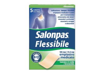 Salonpas flessibile, 105 mg/31,5 mg, empiastro medicato salicilato di metile / levomentolo