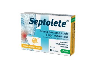 Septolete aroma limone e miele 3 mg/1 mg pastiglie